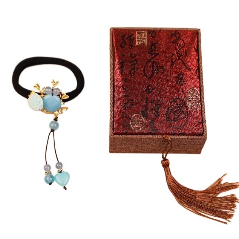 Retro for Hair Sticks,hair pin chignon pin hair clips,The first time in the south of the Yangtze River, simple temperament, hair ring, hair head rope, ponytail rubber band, handmade ancient style head