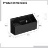 Anjetan Scissors Large Storage Box, Scissors Holder for Groomers, Shear Holder for Hair Salon, Professional Hairdressing Combs, Clips, Brushes Storage Racks Tool Box view 2