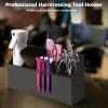 Anjetan Scissors Large Storage Box, Scissors Holder for Groomers, Shear Holder for Hair Salon, Professional Hairdressing Combs, Clips, Brushes Storage Racks Tool Box view 4