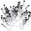 50 Pieces Angled Brow Brush, 2" Flat Slanted Premium Eyebrow Brush, Tint Brushes, Cosmetic Blending Brush, Eyeshadow Concealer Makeup Brush, Professional Precision Eye Beauty Cosmetic Tool for Women view 1