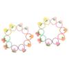 Beaupretty 20pcs Cute Fruit Hair Ties for Girls Elastic Boy Girl Hair Accessories and Comfortable Ponytail Holders for Festival Outfits and Daily Wear view 1