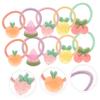 Beaupretty 20pcs Cute Fruit Hair Ties for Girls Elastic Boy Girl Hair Accessories and Comfortable Ponytail Holders for Festival Outfits and Daily Wear view 4