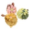 3pcs Flower Bath Ball Shower Puff Loofah Bath Sponge Luffa Sponge Shower Accessories Body Scrubbers and Scrubber for Cleaning Travel Take a Pe Flower view 1