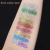AMY'S DIARY 9 Colors Pressed Glitter Eyeshadow Palette Glitter Silver Blue Purple Gold Eyeshadow Palette, Glitter Daily Party Sparkling Eye Face Makeup Cosmetics (D1) view 3