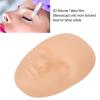 10pcs Skin Practice Head Silicone Fake Training Skin Soft Silicone Eyebrow Lip Microblading Permanent Makeup for Beginners and Artists view 2