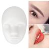 10pcs 3D Fake Skin Eyebrow Eyeline Lips Model Practice Skin Head for Professional Makeup Mannequin Training Microblading Practice Face for Beginners and Artists view 3