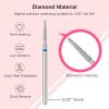 Rolybag Cuticle Nail Drill Bits Needle Shape Cuticle Drill Bit for Nail Diamond Drill Bits 3/32 Professional Safety Cuticle Clean Drill for Electric Remove Cuticle Dead Skin Manicure Tools (Medium) view 3