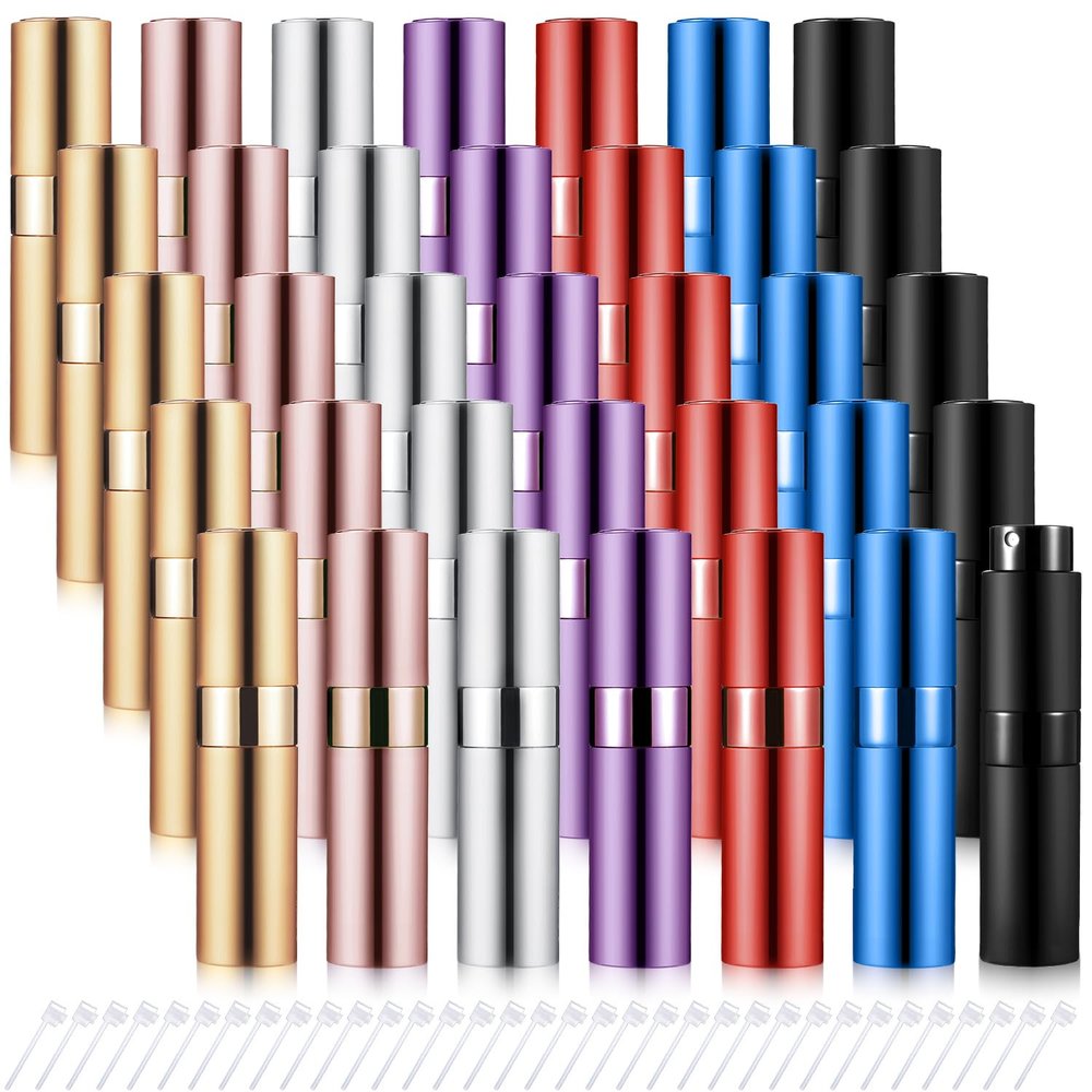 Tessco for you 35 Pcs 8ml Travel Refillable Perfume Bottles