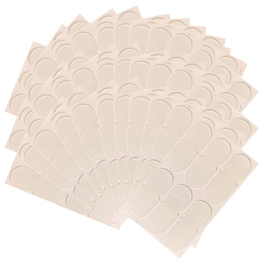 Healeved 60pcs Correction Stickers Eustachian Tube Transparent Ear Tape Cosmetics Ear Patch Vertical Ear Tape Correction Miss Corrective Artifact White