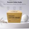 900pcs Precision Cotton Swabs, Pointed&Flattened Tip Cosmetic Applicators view 4