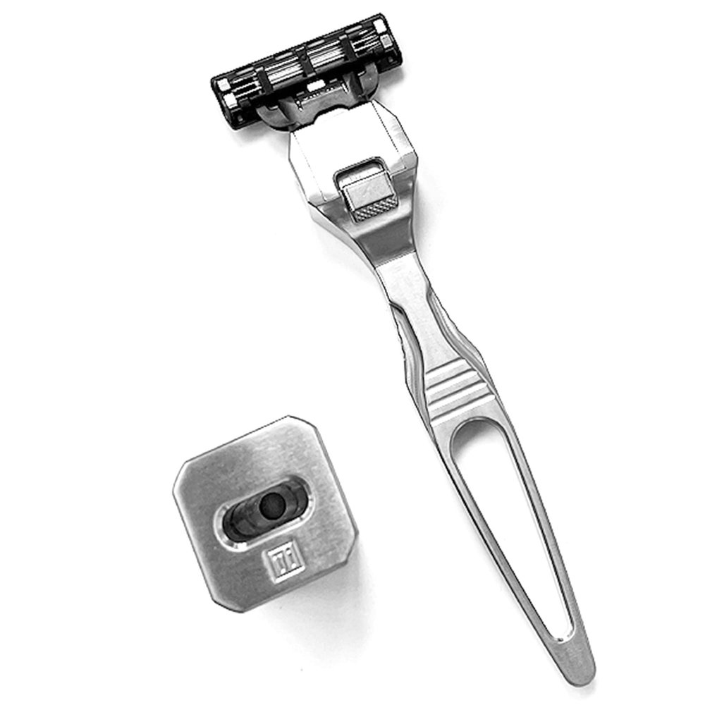 WANERSEN Titanium Mens Razors, Ideal Razor For Face and Body Shaving, Style 1