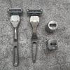 WANERSEN Titanium Mens Razors, Ideal Razor For Face and Body Shaving, Style 1 view 3
