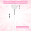 60 Pcs Fan Facial Brushes Fan Mask Soft Facial Applicator Brushes Acid Brush Cosmetic Makeup Blush Applicator Tools for Esthetician Eyeshadow Peel Mud Cream(White) view 2