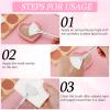 60 Pcs Fan Facial Brushes Fan Mask Soft Facial Applicator Brushes Acid Brush Cosmetic Makeup Blush Applicator Tools for Esthetician Eyeshadow Peel Mud Cream(White) view 3