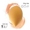 4 PCS Makeup Sponge with Holder Case Set, Makeup Sponges Blender Beauty Sponge Makeup Egg with Gift Box, Latex-Free Dry & Wet Use Foundation Cosmetic Makeup Puff for Powder Cream view 3