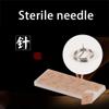 jomgeroz 100Pcs Ear Points Disposable Press Attached Needles 0.22x1.5mm Skin Points Disposable Press view 4