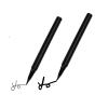 INSVIT Girls' 3-in-1 self-adhesive eyeliner black view 3
