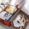 4Pcs Crystal Clear PVC Travel Toiletry Bag Kit for Women Men, Waterproof Vinyl Packing Organizer Storage Bags with Zipper Handle Straps, Cosmetic Pouch Carry on Airport Airline Compliant Bag Handbag view 3