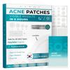 Hydrocolloid Pimple Patches (Made in Korea) FSA/HSA Eligible - Vegan, Hypoallergenic, Cruelty-Free Acne Circle Stickers for Overnight Use, for Zits, Spots, Pimples, Whiteheads (74 Count, Mixed Sizes) view 1