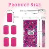 180Grit Nail Sanding Bands for Nail Drill, Pink Sanding Band for Nail Drill Fine Sanding Bands for Nail Drill with 3/32 Nail Sanding Bit for Natural Nail, 100Pcs Sand Band Set for Manicure & Pedicure view 2