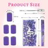 100Pcs Sanding Bands for Nail Drill 150 Grit, Medium Grit Sanding Band for Nail Drill with 3/32 Nail Drill Bit for Acrylic Nail, Gel Nail, Professional Nail Sanding Band Set for Manicure and Pedicure view 2