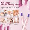 100Pcs Sanding Bands for Nail Drill 150 Grit, Medium Grit Sanding Band for Nail Drill with 3/32 Nail Drill Bit for Acrylic Nail, Gel Nail, Professional Nail Sanding Band Set for Manicure and Pedicure view 4