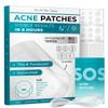 Hydrocolloid Pimple Patches (Made in Korea) FSA/HSA Eligible - Vegan, Hypoallergenic, Cruelty-Free Acne Circle Stickers for Overnight Use, for Zits, Spots, Pimples, Whiteheads (172 Count, Mixed Sizes) view 1