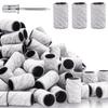 100Pcs Nail Sanding Bands for Nail Drill 240Grit, Fine Grit Nail Sanding Bands for Nail Drill with 3/32 Nail Sanding Bit for Natural Nail, Nail Drill Sanding Bands Set for Manicure & Pedicure view 1