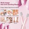 100Pcs Nail Sanding Bands for Nail Drill 240Grit, Fine Grit Nail Sanding Bands for Nail Drill with 3/32 Nail Sanding Bit for Natural Nail, Nail Drill Sanding Bands Set for Manicure & Pedicure view 4