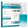 Hydrocolloid Pimple Patches (Made in Korea) FSA/HSA Eligible - Vegan, Hypoallergenic, Cruelty-Free Acne Circle Stickers for Overnight Use, for Zits, Spots, Pimples, Whiteheads (10 Count, XL) view 1