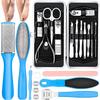 Pedicure Kits - Callus Remover for Feet, (23 in 1) Professional Manicure Set Pedicure Tools Stainless Steel Foot Care, Foot File Foot Rasp Dead Skin for Women Men Home Foot Spa Kit view 1