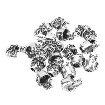 20PCS Beard Beads, Comfortable Edges Smooth Inner Diameter Hair Jewelry Beard Beads Accessories for Women Men
