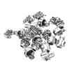 20PCS Beard Beads, Comfortable Edges Smooth Inner Diameter Hair Jewelry Beard Beads Accessories for Women Men view 1