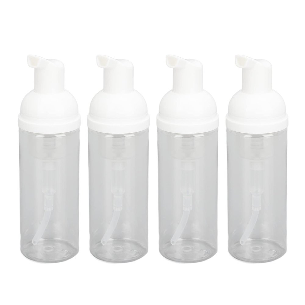 20pcs 50ml Foaming Pump Bottle, Leak-Proof Transparent Travel Dispenser, Refillable Clear Instant Foaming Bottles for Hand Lotion, Shampoo, Durable Eco-Friendly Design