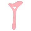 Eyebrow Pencil Stencil, Resusable Silicone Eyeliner Tool, Multifunctional Tail Spoon Flexible Eyeliners Template for Makeup(Pink) view 1