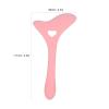 Eyebrow Pencil Stencil, Resusable Silicone Eyeliner Tool, Multifunctional Tail Spoon Flexible Eyeliners Template for Makeup(Pink) view 2
