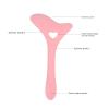 Eyebrow Pencil Stencil, Resusable Silicone Eyeliner Tool, Multifunctional Tail Spoon Flexible Eyeliners Template for Makeup(Pink) view 3