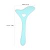 Eyebrow Pencil Stencil, Resusable Silicone Eyeliner Tool, Multifunctional Tail Spoon Flexible Eyeliners Template for Makeup(blue) view 2