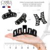 Camila Paris CP3544 French Hair Clips for Women Thick Hair for Long Curly Wavy Hair, Girls Hair Claw Clip, Durable Styling Big Claw Clip for Thick Hair, Strong Hold No Slip Grip, Made in France view 4
