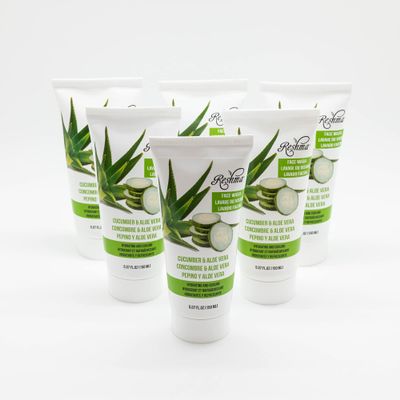 Reshma Beauty New Cucumber & Aloe Vera Face Wash | Cleanser for All Skin Types & Dull Skin | Gentle Cleanser for Nourishing and Hydrating Skin| Removes Make Up| For Daily Use -(Pack of 6)