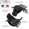 Camila Paris CP3541 French Hair Clip for Women, Hair Side Clips, 2 Inch Girls Hair Claw Clips Jaw Fashion Durable Styling Hair Accessories for Women, Strong Hold No Slip Grip, Made in France view 2