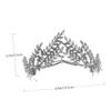 Beaupretty Crystal Crown Baroque Style Alloy Hair Decoration Bridal Crown Wedding Dress Accessory Rhinestones for Hair view 2