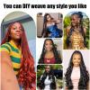 French Curl Braiding Hair 14 Inch Color 4 Curly Braiding Hair Pre Stretched 8 Packs French Curl Crochet Braids for Box Braids with Curly Ends for Black Women view 4