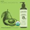 PURA D'OR 16 Oz ORGANIC Avocado Oil - 100% Pure & Natural USDA Certified Cold Pressed Carrier Oil For DIY Beauty, Non-Greasy, Unscented, Hexane Free Liquid Moisturizer - Face Skin & Hair - Men & Women view 4