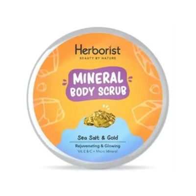 Herborist Mineral Body Scrub 200g Sea Salt & Gold (Pack of 1)