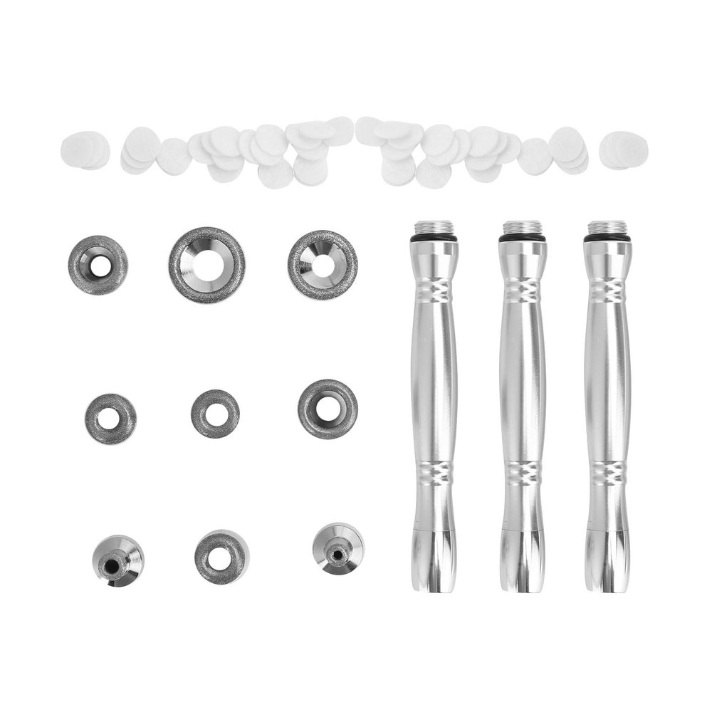Dermabrasion Tips, Microdermabrasion Tips, Stainless Steel Microdermabrasion Dermabrasion Tips Accessory Set for Acne Blackhead Removal