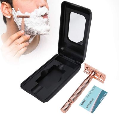 Classic Razors, Double Edge Safety Razors Blade Salon Home Stainless Steel Shaving Razors Manual Shaver for Men Women