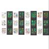 12sheets temporary tattoo for Kids cute Glow In The Dark fake Tattoos stickers waterproof luminous mixed style pup dinosaur cartoon tattoo Party Supplies Gifts for Children Birthday festival skin safe view 1