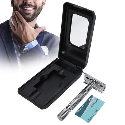 Classic Razors, Double Edge Blade Razors, Safety Razors Stainless Steel Portable Classic Clean Double Edge Shaving Razors for Men Women