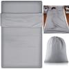 Irenare Self Tan Sleep Sack Reusable Body Self Tanners Lightweight Breathable Tanning Sleeping Sac for Bed Travel Sleeping Bag(Silver Gray) view 1